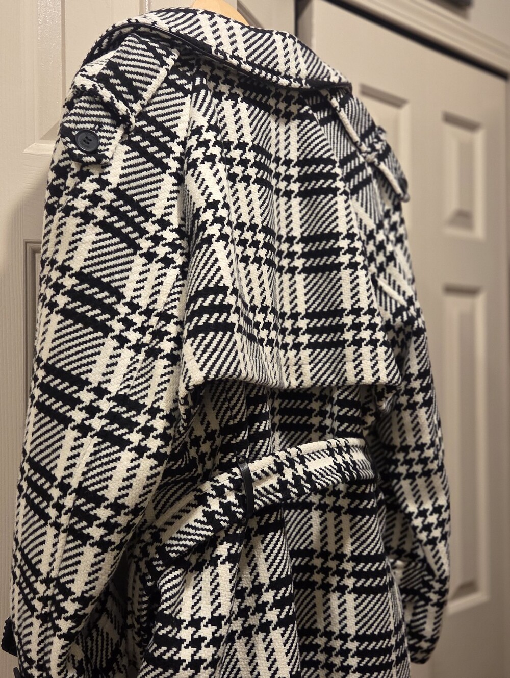 DKNY Wool Blend Trench Coat NWT